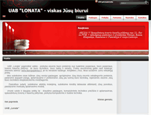 Tablet Screenshot of lonata.lt